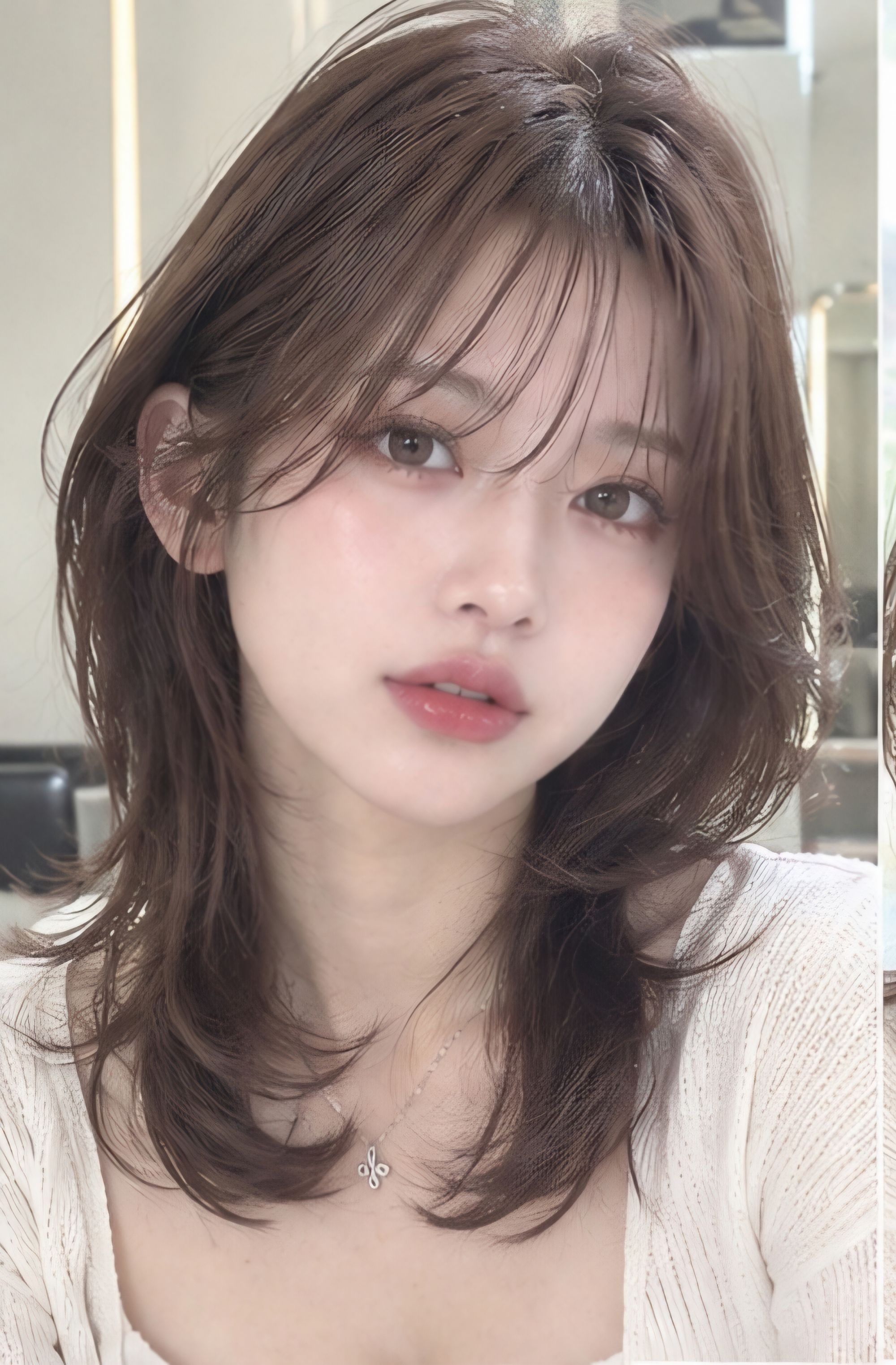 성신여대미용실 미디움레이어컷 빌드펌