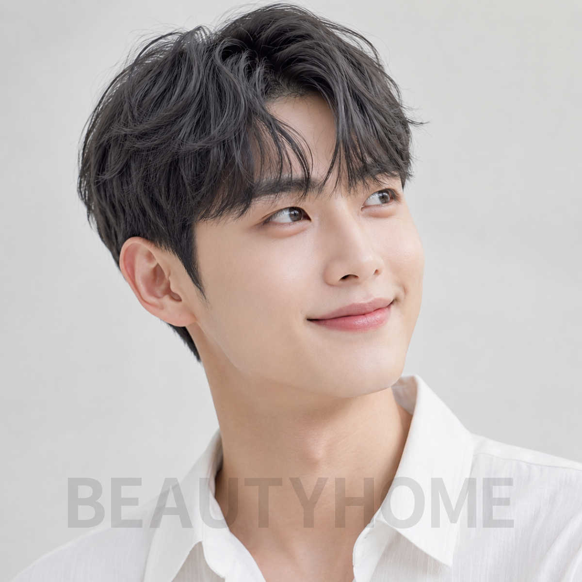 남자 쉐도우 애즈펌 다크 애쉬 그레이 염색