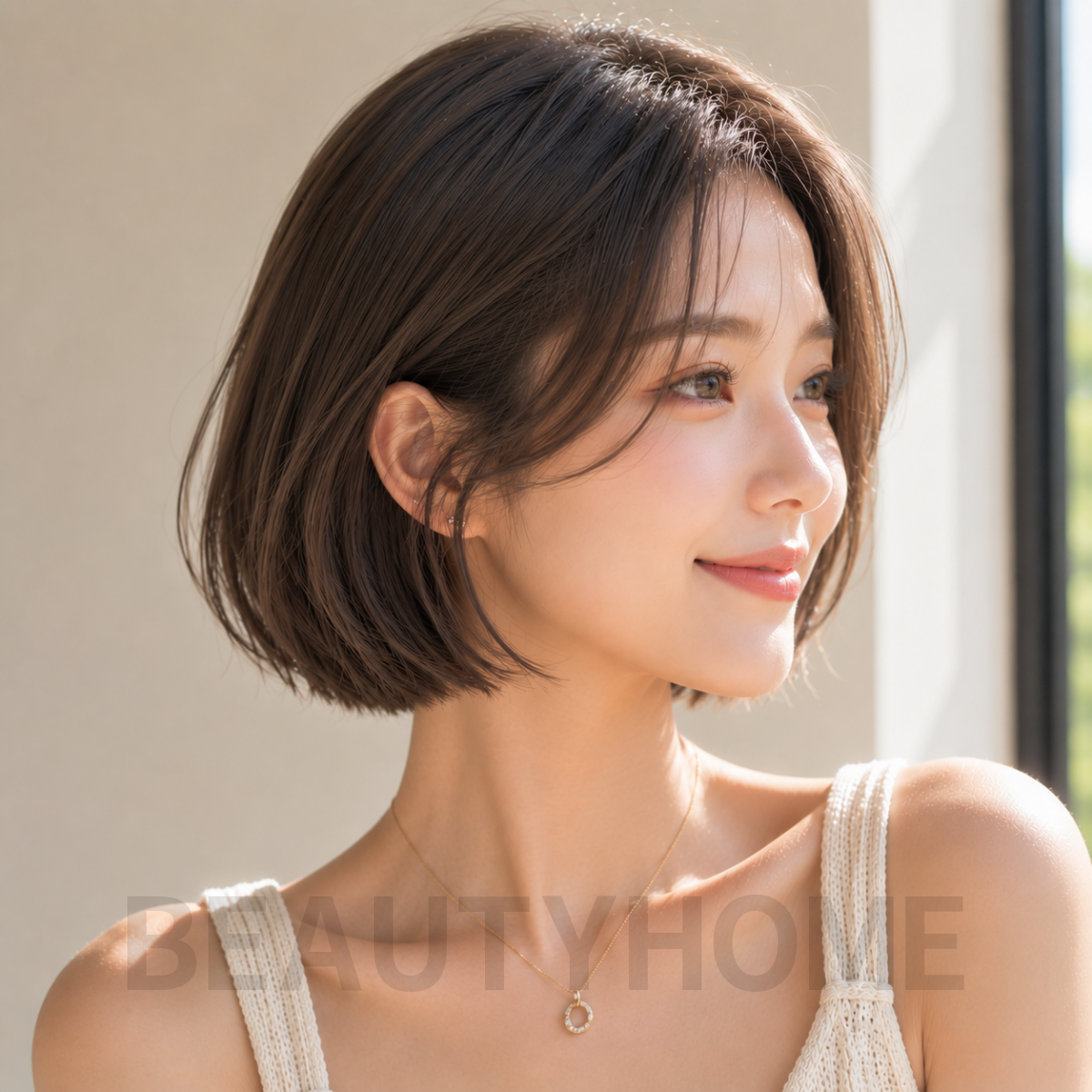 여자 스칸디 보브컷 익스펜시브 브루넷