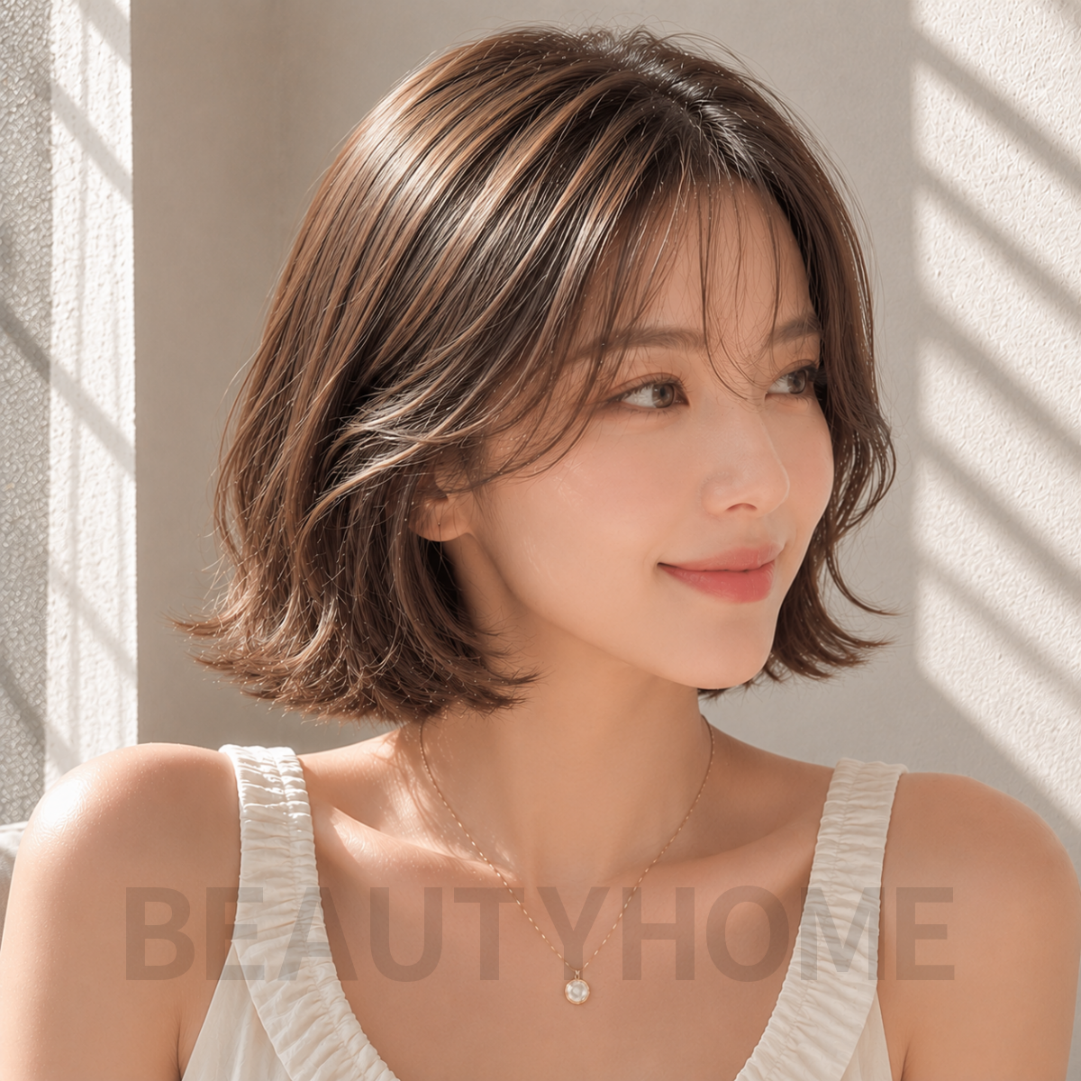여자 위켄드 보브컷 발레아쥬 브라운